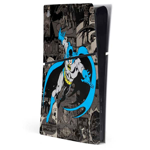 DC Comics Batman Classic Art PS5 Slim Digital Edition Console Skin
