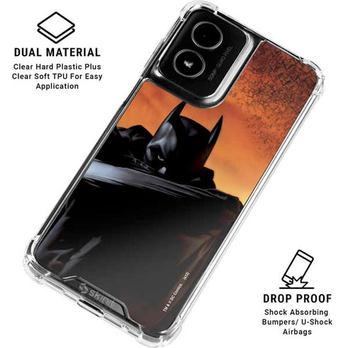 DC Comics Batman Begins Art Moto G Power 5G (2024) Clear Case