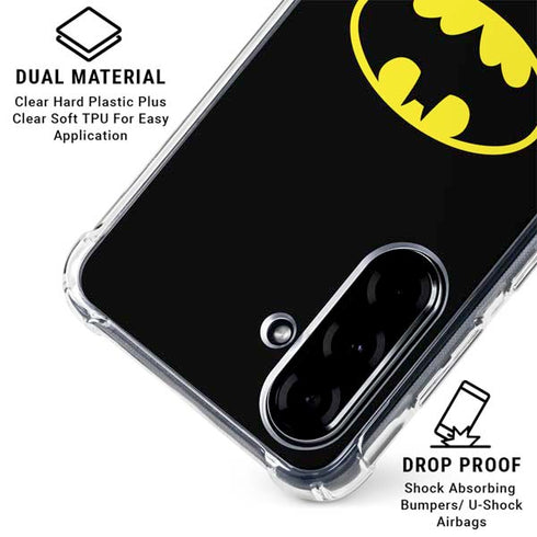 DC Comics Batman Movie 1989 Logo Galaxy A36 5G Clear Case