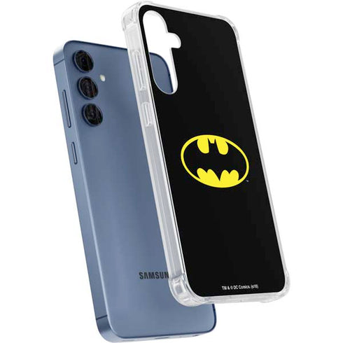 DC Comics Batman Movie 1989 Logo Galaxy A55 5G Clear Case