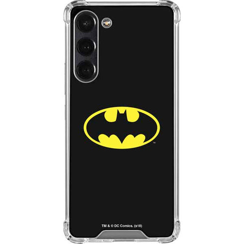 DC Comics Batman Movie 1989 Logo Galaxy S24 FE Clear Case
