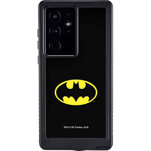 DC Comics Batman Movie 1989 Logo Galaxy S24 Ultra Waterproof Case