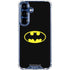 DC Comics Batman Movie 1989 Logo Galaxy S25 FE Clear Case