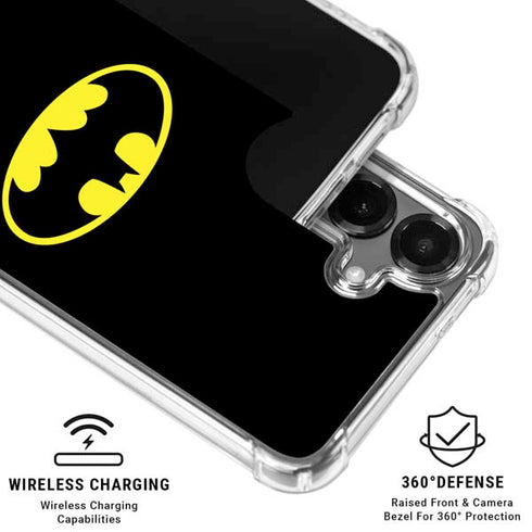 DC Comics Batman Movie 1989 Logo Galaxy S26 Plus Clear Case