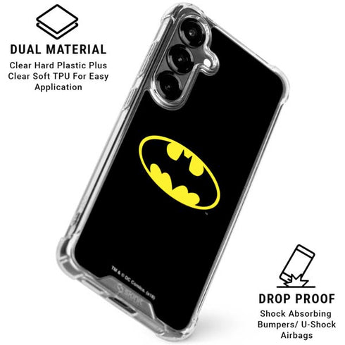 DC Comics Batman Movie 1989 Logo Galaxy S26 Plus Clear Case