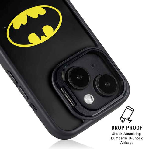 DC Comics Batman Movie 1989 Logo iPhone 14 Plus Kickstand Case