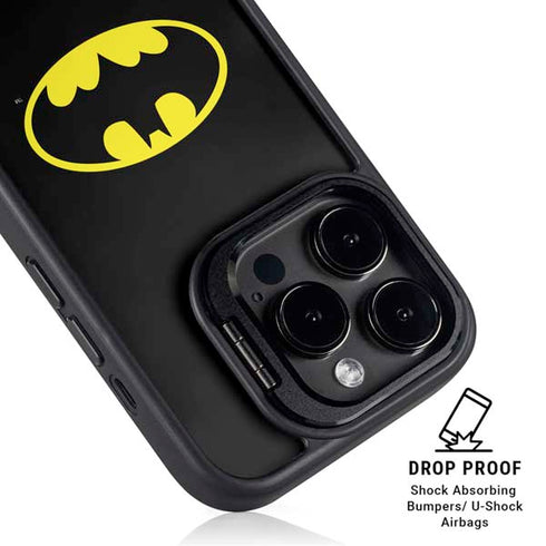 DC Comics Batman Movie 1989 Logo iPhone 14 Pro Kickstand Case