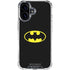 DC Comics Batman Movie 1989 Logo iPhone 16 Clear Case
