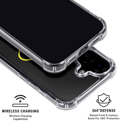 DC Comics Batman Movie 1989 Logo iPhone 16 Clear Case