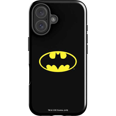 DC Comics Batman Movie 1989 Logo iPhone 16 Impact Case