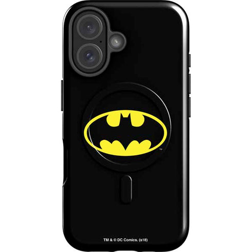 DC Comics Batman Movie 1989 Logo iPhone 16 Magsafe Impact Case
