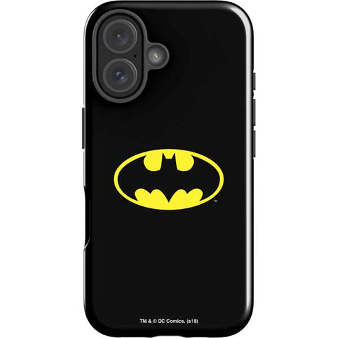 DC Comics Batman Movie 1989 Logo iPhone 16 Plus Impact Case