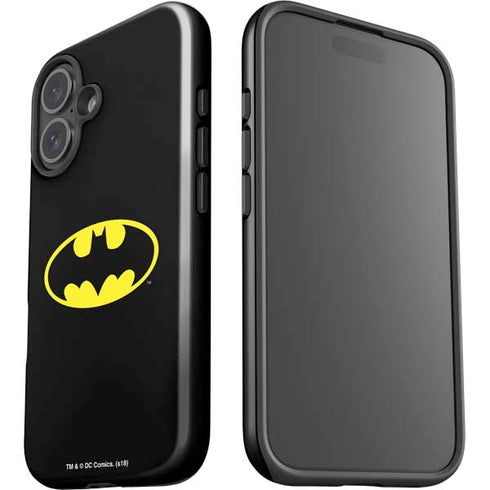 DC Comics Batman Movie 1989 Logo iPhone 16 Plus Impact Case