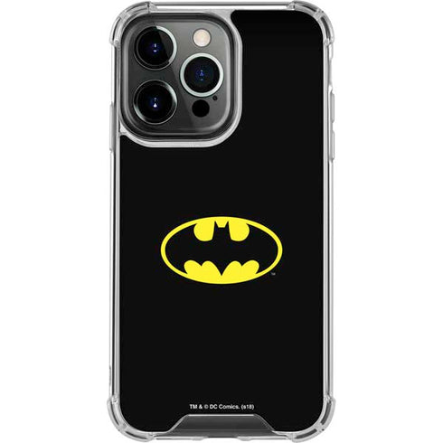 DC Comics Batman Movie 1989 Logo iPhone 16 Pro Clear Case