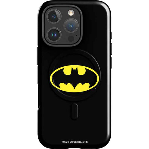 DC Comics Batman Movie 1989 Logo iPhone 16 Pro Magsafe Impact Case