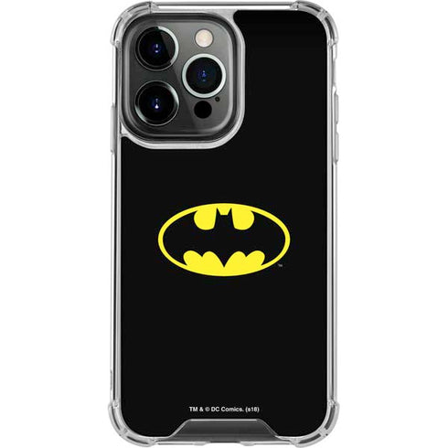 DC Comics Batman Movie 1989 Logo iPhone 16 Pro Max Clear Case