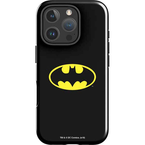 DC Comics Batman Movie 1989 Logo iPhone 16 Pro Max Impact Case