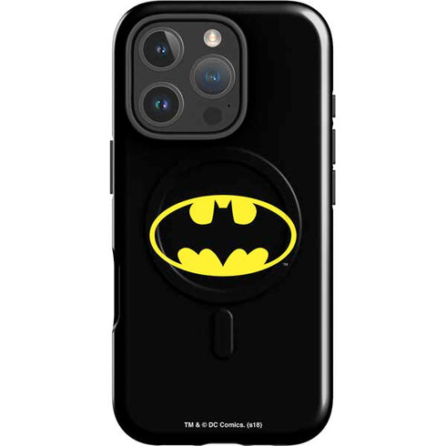 DC Comics Batman Movie 1989 Logo iPhone 16 Pro Max Magsafe Impact Case