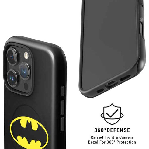 DC Comics Batman Movie 1989 Logo iPhone 16 Pro Max Magsafe Impact Case