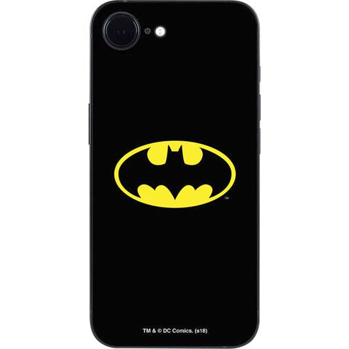 DC Comics Batman Movie 1989 Logo iPhone 16e Skin