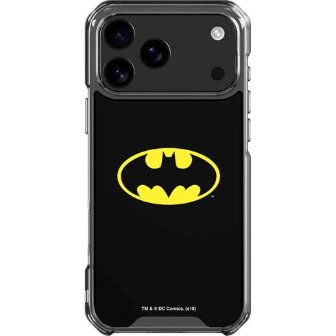 DC Comics Batman Movie 1989 Logo iPhone 17 Pro Max Clear Case