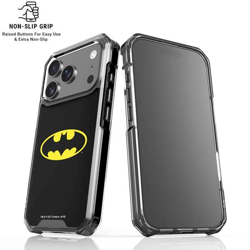 DC Comics Batman Movie 1989 Logo iPhone 18 Pro Clear Case