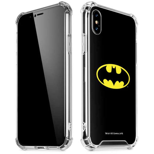 DC Comics Batman Movie 1989 Logo iPhone X/XS Clear Case