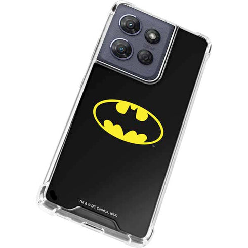 DC Comics Batman Movie 1989 Logo Moto G 5G (2025) Clear Case