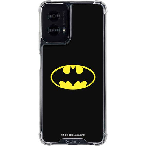 DC Comics Batman Movie 1989 Logo Moto G Power 5G (2024) Clear Case