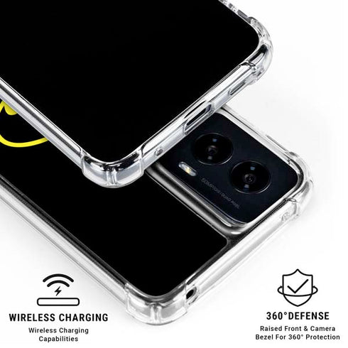 DC Comics Batman Movie 1989 Logo Moto G Power 5G (2024) Clear Case
