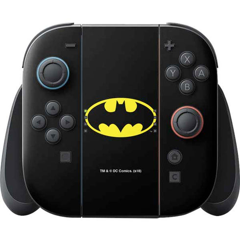 DC Comics Batman Movie 1989 Logo Nintendo Switch 2 (2025) Joy-Con Controller Skin