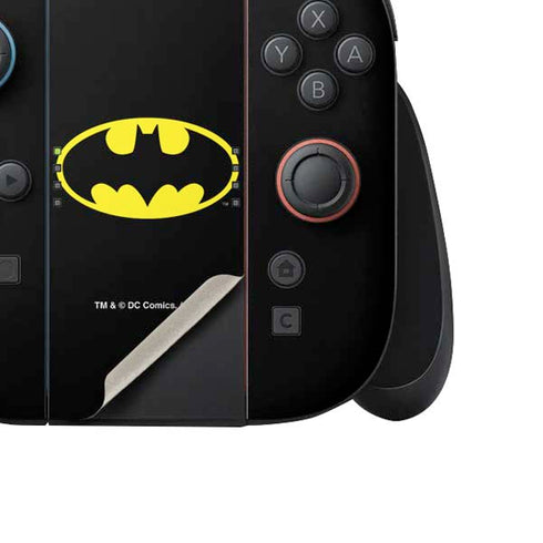 DC Comics Batman Movie 1989 Logo Nintendo Switch 2 (2025) Joy-Con Controller Skin