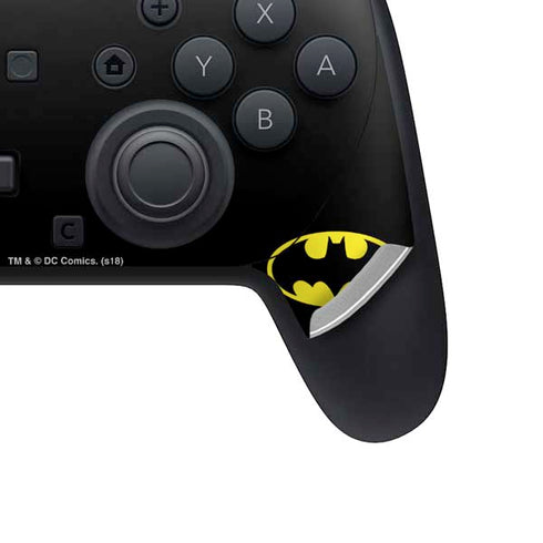 DC Comics Batman Movie 1989 Logo Nintendo Switch 2 (2025) Pro Controller Skin