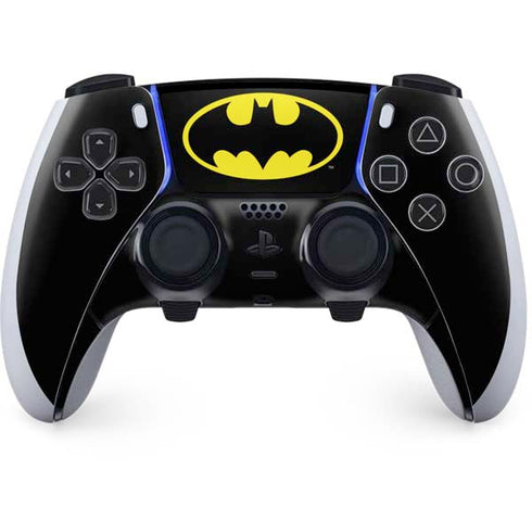 DC Comics Batman Movie 1989 Logo PS5 DualSense Edge Pro Controller Skin