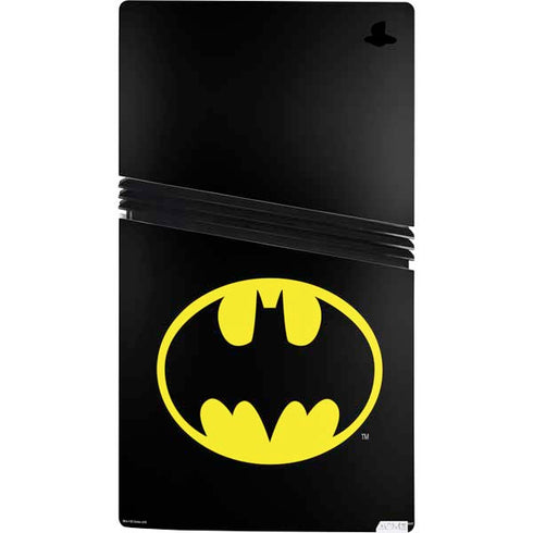DC Comics Batman Movie 1989 Logo PS5 Pro Console Skin