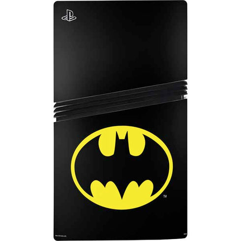 DC Comics Batman Movie 1989 Logo PS5 Pro Disk Console Skin