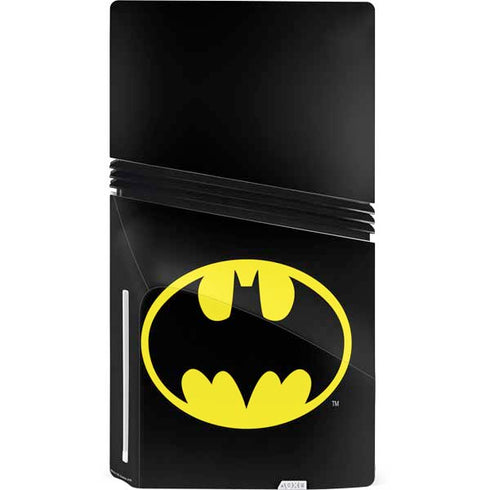 DC Comics Batman Movie 1989 Logo PS5 Pro Disk Console Skin