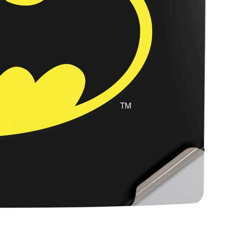 DC Comics Batman Movie 1989 Logo PS5 Pro Disk Console Skin