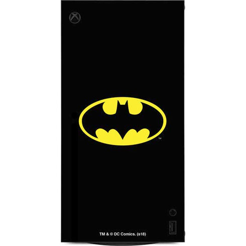 DC Comics Batman Movie 1989 Logo XBox Series X Digital Edition Console Skin