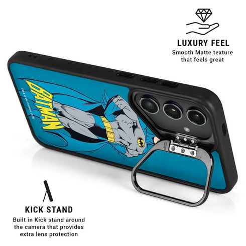 DC Comics Batman Portrait Galaxy S25 Kickstand Case