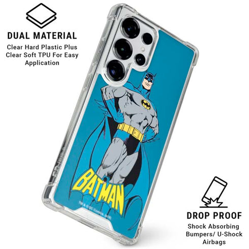 DC Comics Batman Portrait Galaxy S25 Ultra Clear Case