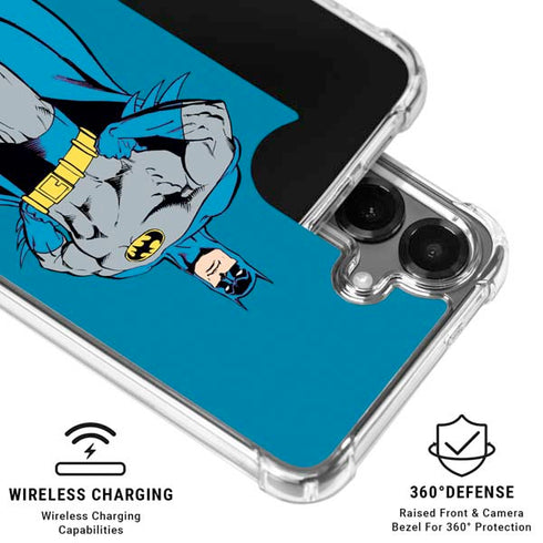 DC Comics Batman Portrait Galaxy S26 Plus Clear Case