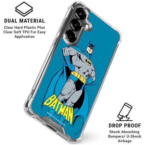 DC Comics Batman Portrait Galaxy S26 Plus Clear Case