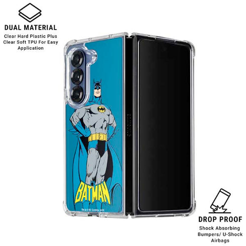 DC Comics Batman Portrait Galaxy Z Fold6 Clear Case