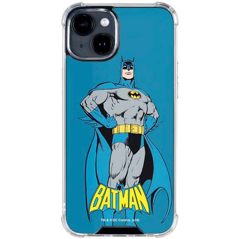 DC Comics Batman Portrait iPhone 15 Clear Case