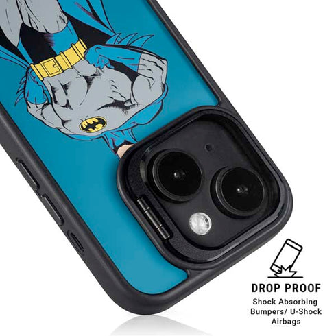 DC Comics Batman Portrait iPhone 15 Plus Kickstand Case