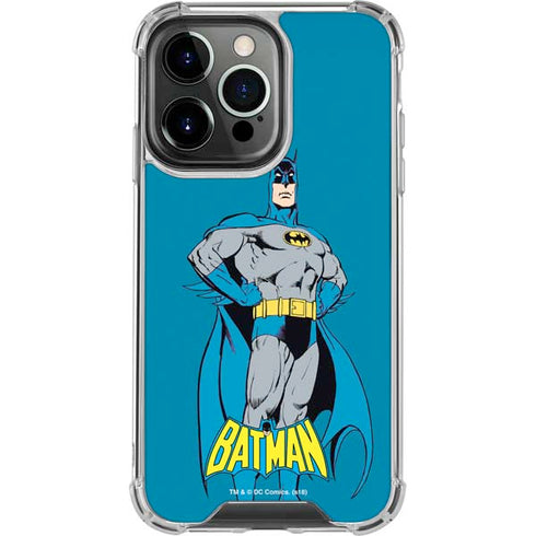 DC Comics Batman Portrait iPhone 16 Pro Clear Case