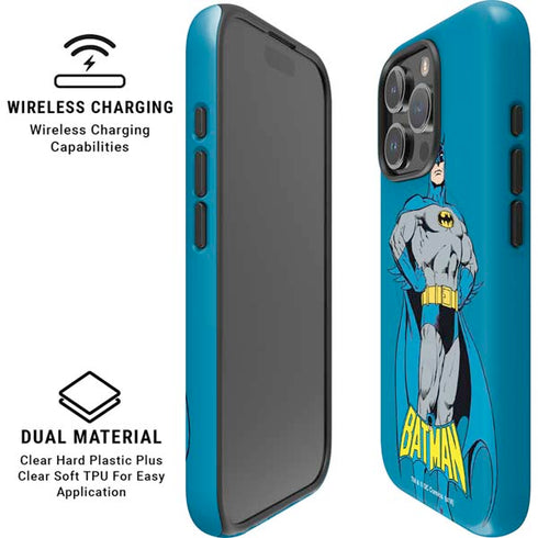 DC Comics Batman Portrait iPhone 16 Pro Magsafe Impact Case