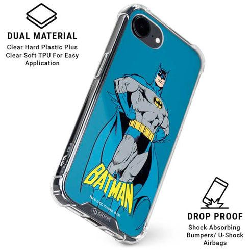 DC Comics Batman Portrait iPhone 16e Clear Case