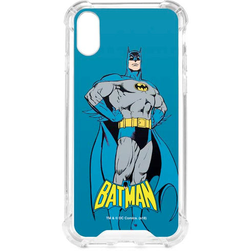 DC Comics Batman Portrait iPhone XS Clear Case